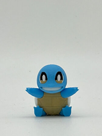 Pokemon Oyuncak, Squirtle 5cm ( hediyeli ) Boyasız Renkli Baskı