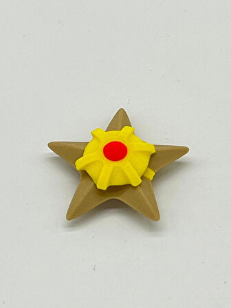 Pokemon Oyuncak, Staryu 5cm ( hediyeli ) Boyasız Renkli Baskı