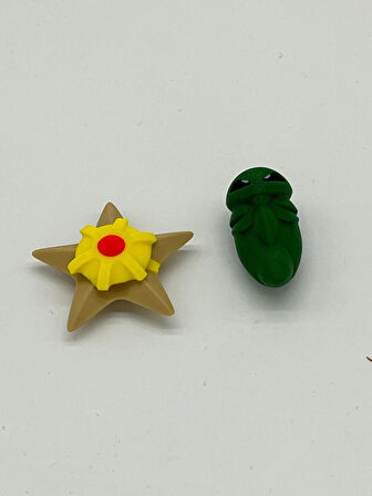 Pokemon Oyuncak, Staryu 5cm ( hediyeli ) Boyasız Renkli Baskı