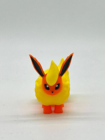 Pokemon Oyuncak, Flareon 5cm ( hediyeli ) Boyasız Renkli Baskı