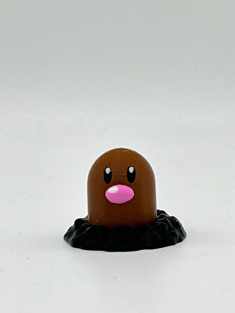 Pokemon Oyuncak, Diglett 5cm ( hediyeli ) Boyasız Renkli Baskı