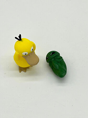 Pokemon Oyuncak, Psyduck 5cm ( hediyeli ) Boyasız Renkli Baskı