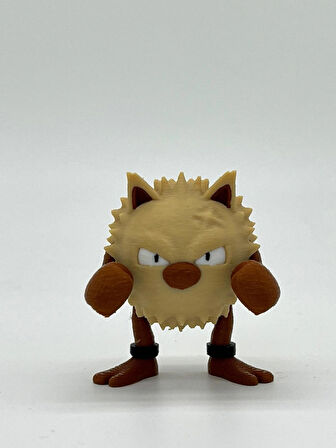 Pokemon Oyuncak, Primeape 5cm ( hediyeli ) Boyasız Renkli Baskı