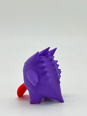 Pokemon Oyuncak, Gengar 5cm ( hediyeli ) Boyasız Renkli Baskı