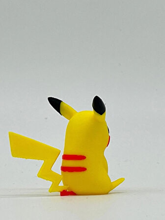 Pokemon Oyuncak, Pikachu 5cm ( hediyeli ) Boyasız Renkli Baskı