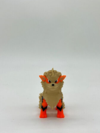 Pokemon Oyuncak, Arcanine 5cm ( hediyeli ) Boyasız Renkli Baskı