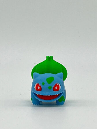 Pokemon Oyuncak, Bulbasaur 5cm ( hediyeli ) Boyasız Renkli Baskı