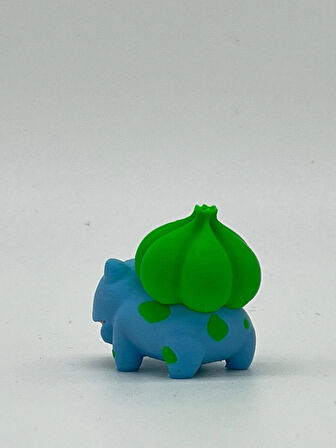 Pokemon Oyuncak, Bulbasaur 5cm ( hediyeli ) Boyasız Renkli Baskı