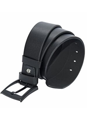 Süzer Deri * 4.5 cm. Spor Suni Deri Düz Model Kemer Siyah