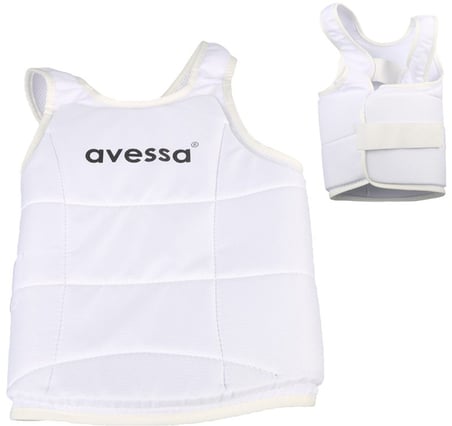 Spor Malzemesi Müsabaka Ürünü Vücut Kalkanı KGK-300-XL Whıte Karate Vucüt Koruyucu XL Beden