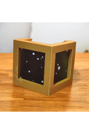 Uzay Zamanı | 3D Baskı Masa Saati | Dekoratif ve Eşsiz Tasarım | PLA Malzeme