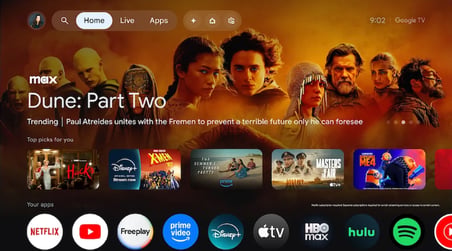 55″ UHD Google TV