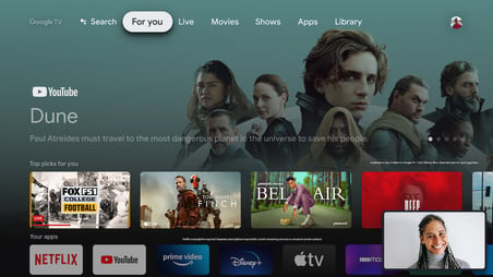 55″ UHD Google TV