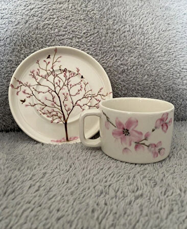 Porselen Sakura Çay Fincanı 200ml.