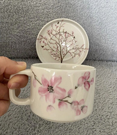 Porselen Sakura Çay Fincanı 200ml.