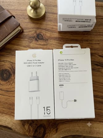Salmore iPhone 15 Pro Max 35W Hızlı Şarj Cihazı ve Type-C Şarj Kablosu 