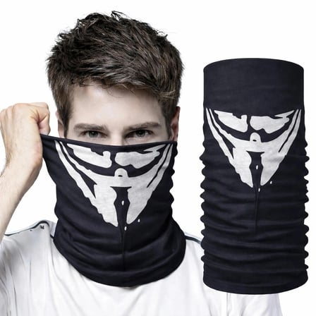 Vendetta Maskesi Desenli Baf Bandana 4 No Maske Aktivite Parti