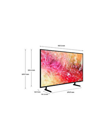  Samsung 43DU7000 4K Ultra HD 43" 109 Ekran Uydu Alıcılı Smart LED TV