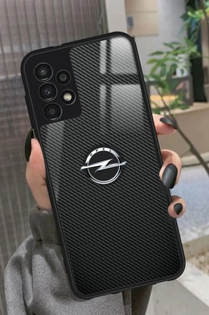 Samsung Galaxy A13 Uyumlu Araba Logosu Tasarımlı Parlak Silikon Kılıf