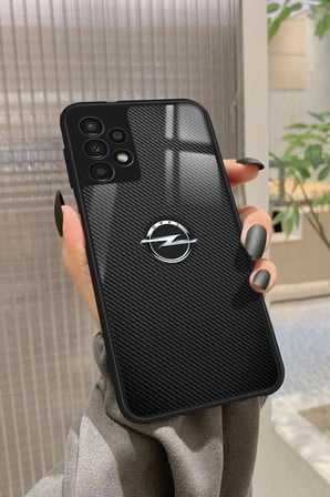 Samsung Galaxy A13 Uyumlu Araba Logosu Tasarımlı Parlak Silikon Kılıf
