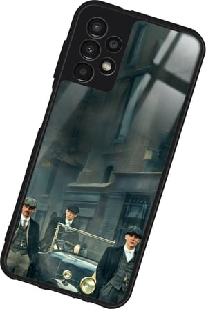 Samsung Galaxy A13 Uyumlu Peaky Blinders Tasarımlı Parlak Silikon Kılıf