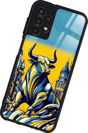 Samsung Galaxy A13 Uyumlu Kadıköy Boğası Tasarımlı Parlak Silikon Kılıf