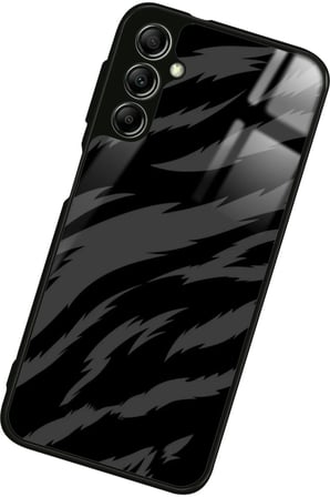 Samsung Galaxy A14 Uyumlu Zebra Tasarımlı Parlak Silikon Kılıf