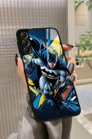Samsung Galaxy A14 Uyumlu Batman Tasarımlı Parlak Silikon Kılıf