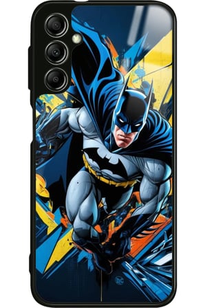 Samsung Galaxy A14 Uyumlu Batman Tasarımlı Parlak Silikon Kılıf