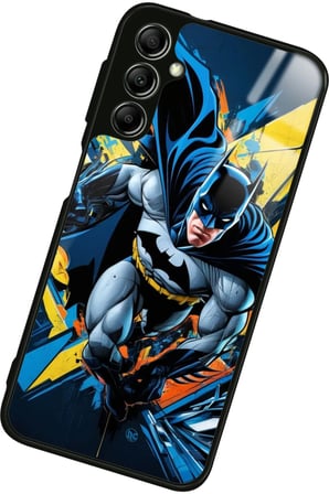 Samsung Galaxy A14 Uyumlu Batman Tasarımlı Parlak Silikon Kılıf