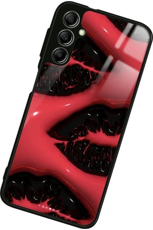 Samsung Galaxy A14 Uyumlu Dudak Tasarımlı Parlak Silikon Kılıf
