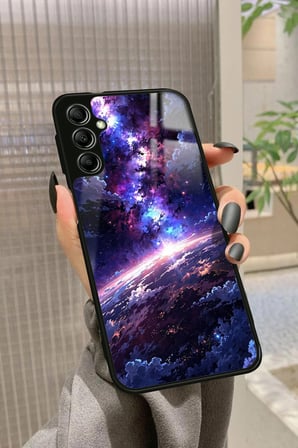 Samsung Galaxy A14 Uyumlu Soyut Sanat Tasarımlı Parlak Silikon Kılıf