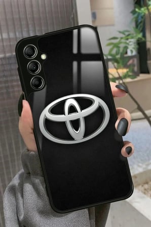 Samsung Galaxy A14 Uyumlu Araba Logosu Tasarımlı Parlak Silikon Kılıf