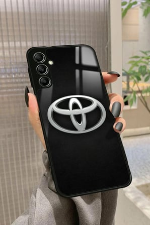 Samsung Galaxy A14 Uyumlu Araba Logosu Tasarımlı Parlak Silikon Kılıf