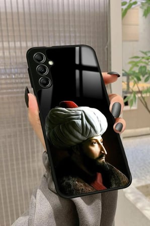 Samsung Galaxy A14 Uyumlu Padişah Tasarımlı Parlak Silikon Kılıf