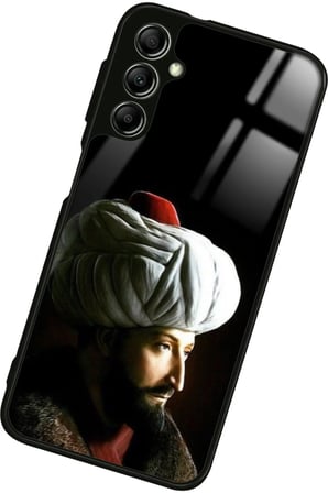 Samsung Galaxy A14 Uyumlu Padişah Tasarımlı Parlak Silikon Kılıf