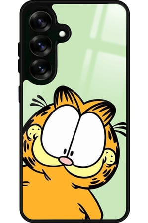 Samsung Galaxy A16 Uyumlu Garfield Tasarımlı Parlak Silikon Kılıf
