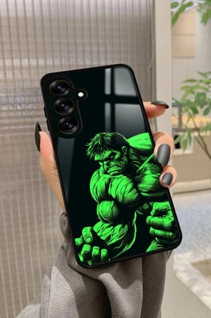 Samsung Galaxy A16 Uyumlu Hulk Tasarımlı Parlak Silikon Kılıf