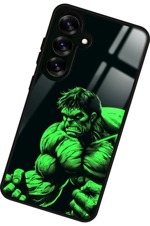 Samsung Galaxy A16 Uyumlu Hulk Tasarımlı Parlak Silikon Kılıf
