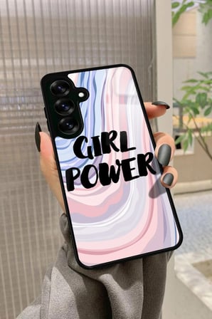 Samsung Galaxy A16 Uyumlu Girl Power Tasarımlı Parlak Silikon Kılıf