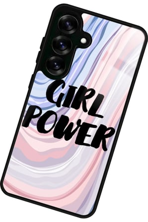 Samsung Galaxy A16 Uyumlu Girl Power Tasarımlı Parlak Silikon Kılıf