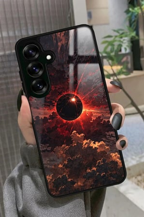 Samsung Galaxy A16 Uyumlu Soyut Sanat Tasarımlı Parlak Silikon Kılıf