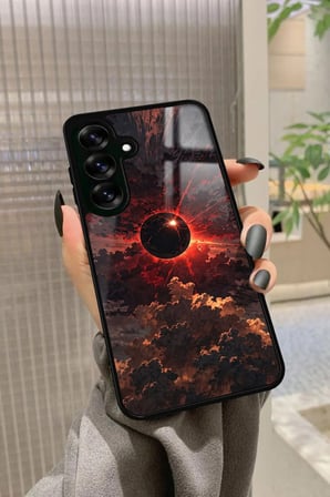 Samsung Galaxy A16 Uyumlu Soyut Sanat Tasarımlı Parlak Silikon Kılıf