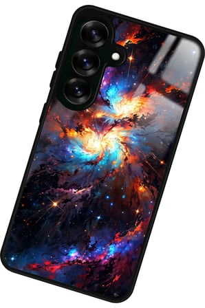 Samsung Galaxy A16 Uyumlu Soyut Sanat Tasarımlı Parlak Silikon Kılıf