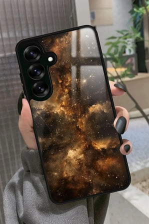 Samsung Galaxy A16 Uyumlu Soyut Sanat Tasarımlı Parlak Silikon Kılıf