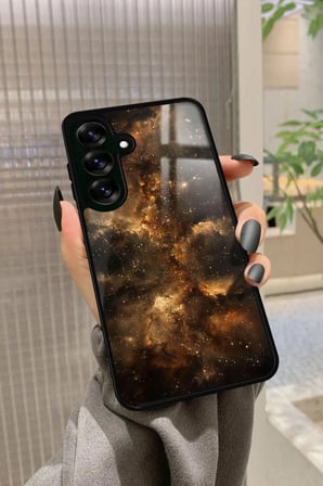 Samsung Galaxy A16 Uyumlu Soyut Sanat Tasarımlı Parlak Silikon Kılıf
