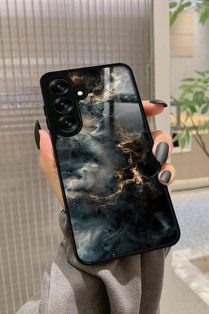 Samsung Galaxy A16 Uyumlu Soyut Sanat Tasarımlı Parlak Silikon Kılıf