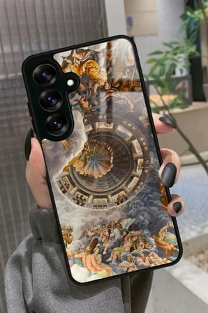 Samsung Galaxy A16 Uyumlu Rönesans Tasarımlı Parlak Silikon Kılıf