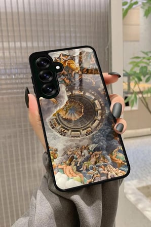 Samsung Galaxy A16 Uyumlu Rönesans Tasarımlı Parlak Silikon Kılıf