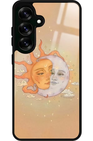 Samsung Galaxy A16 Uyumlu Güneş Tasarımlı Parlak Silikon Kılıf